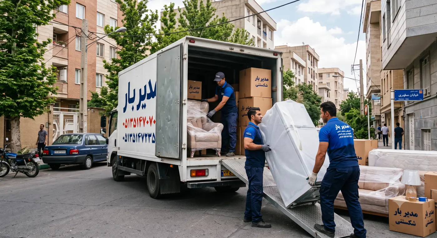 خدمات اسباب‌کشی مدیربار
