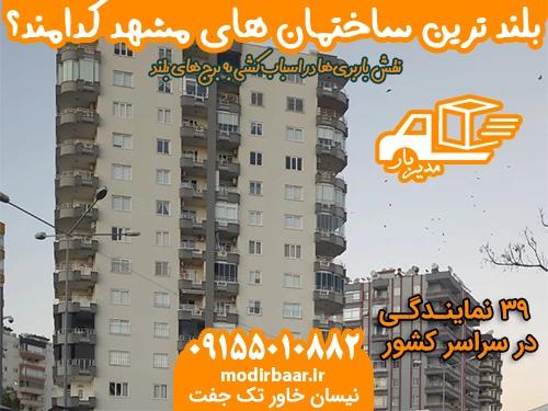 بلند ترین ساختمان های مشهد کدامند؟