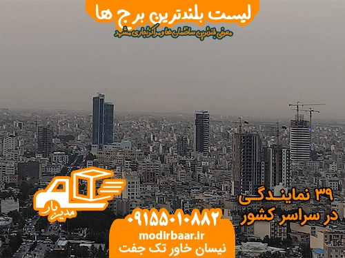 لیست بلندترین برج ها