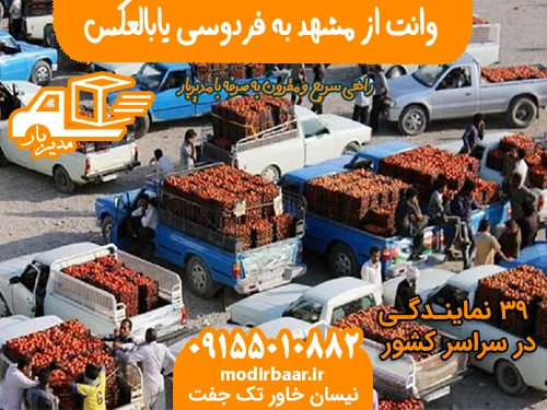 وانت از مشهد به فردوسی یابالعکس