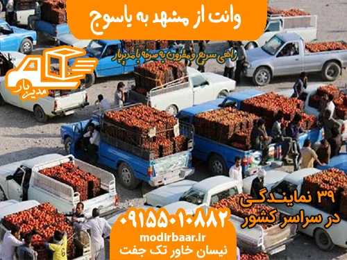 وانت از مشهد به یاسوج